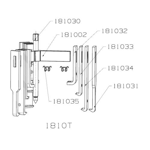 EXTRACTOR MULTIPLE FORZA SERIE 1800T CON 12 PATAS